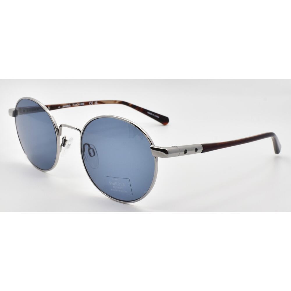 Shinola by Flexon SH2301S 045 Sunglasses 51-21-145 Shiny Silver / Gray